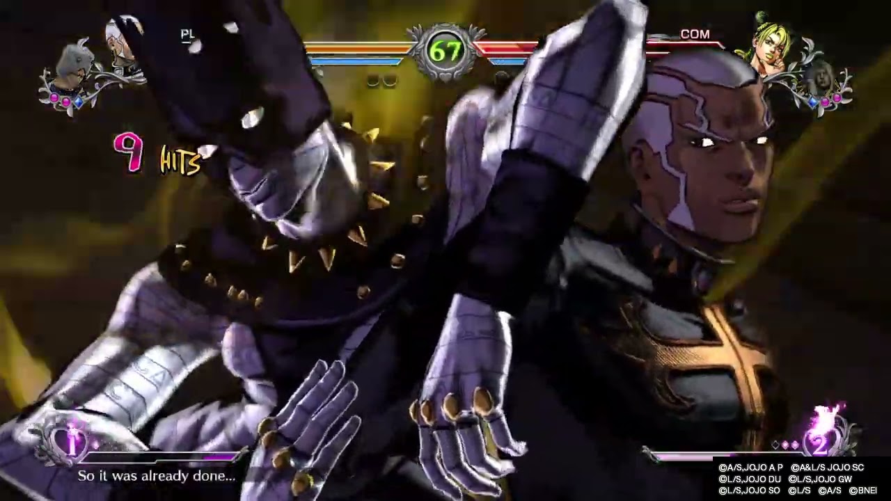 JoJo's All-Star Battle R: Enrico Pucci's (White Snake) Arcade Mode - [5*] (No Matches/Rounds Lost)