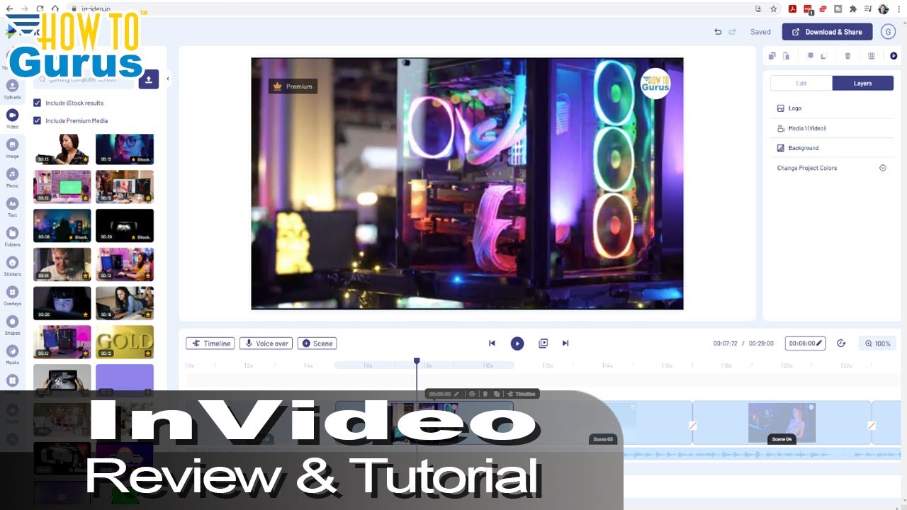 InVideo Review and Tutorial - How to Make a Video Using InVideo