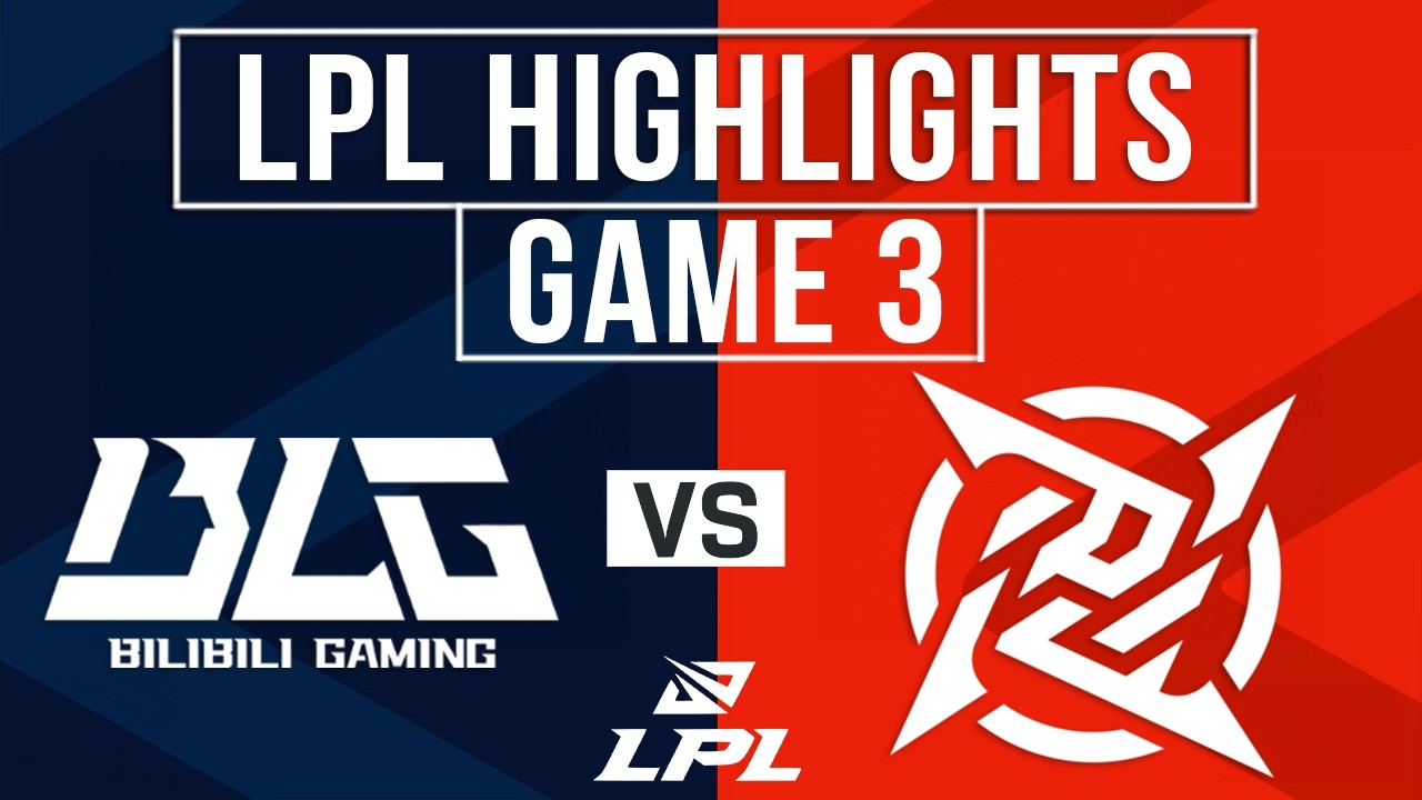 BLG vs NIP Highlights Game 3 | LPL 2026 Playoffs | Bilibili Gaming vs Ninjas in Pyjamas