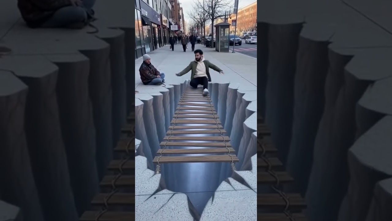 This 3D street art pranked EVERYONE!