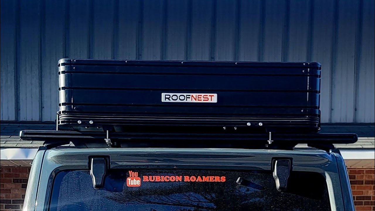 Roofnest condor overland 2 review .  awning track is adjustable