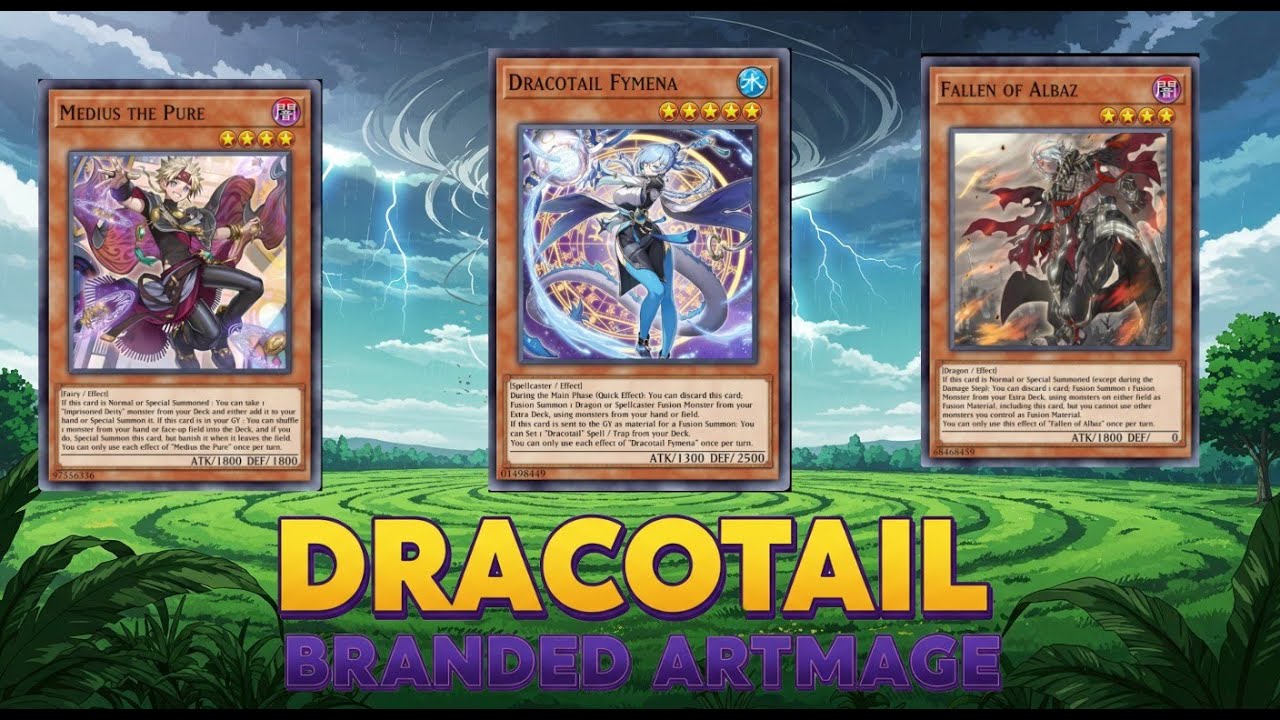 (Ygopro MDPRO3 )  ARTMAGE BRANDED Dracofali  Deck