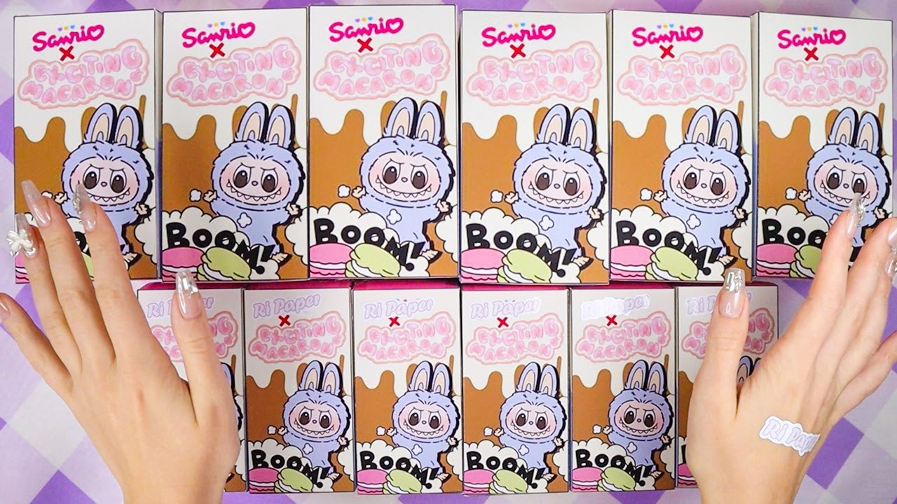 🎀PaperDIY🎀 Unboxing Surprise Blind Box | Labubu x Sanrio 🧸 + Hello Kitty, My Melody, Kuromi
