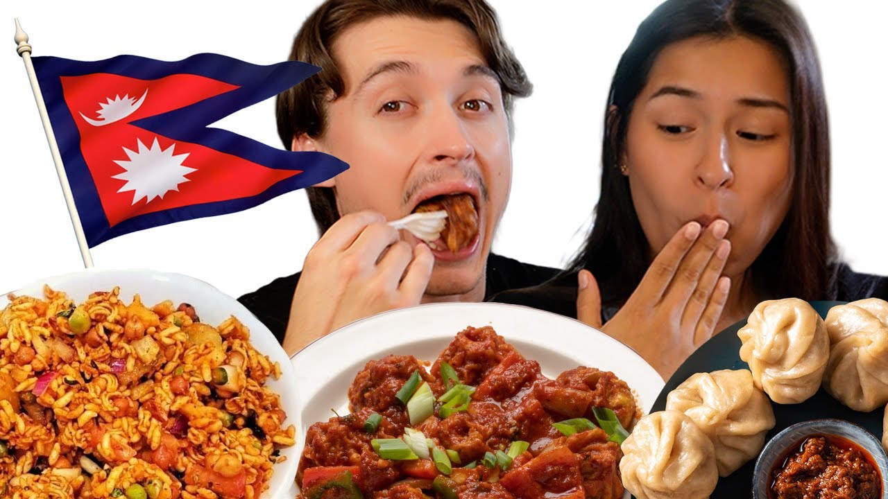 We Tried NEPALI FOOD For The FIRST TIME!!