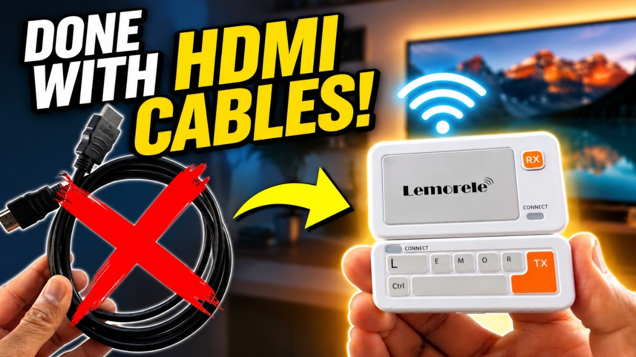 Ditch the Cables! 🛑 Lemorele P400 Wireless HDMI Review (Real-World Test)