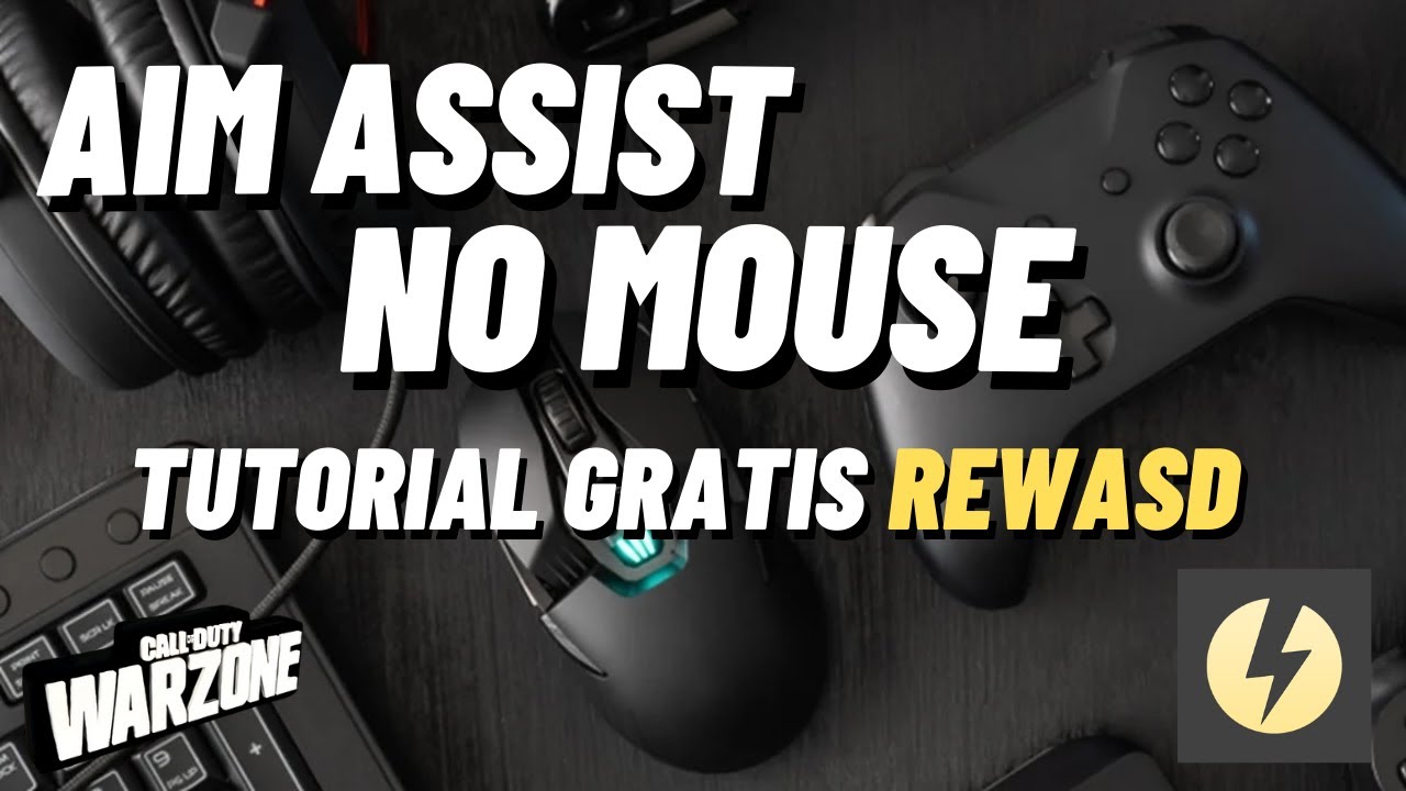 WARZONE AIM ASSIST NO MOUSE, TUTORIAL REWASD GRATIS EM PORTUGUES