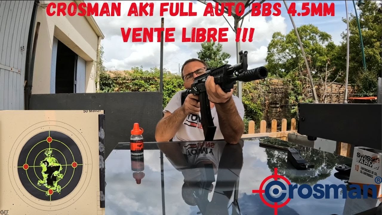 Crossman AK1 4.5mm full auto bbs ! La meilleure de sa catégorie !