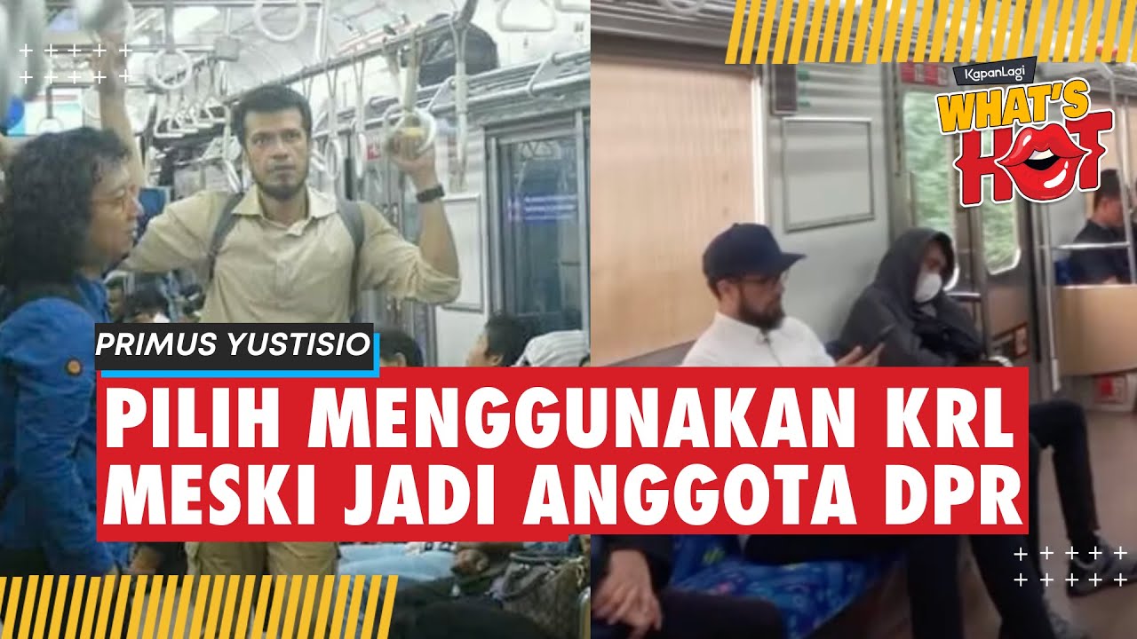 Potret Primus Yustisio, Aktor Lawas Yang Kini Anggota DPR Lebih Pilih Naik KRL