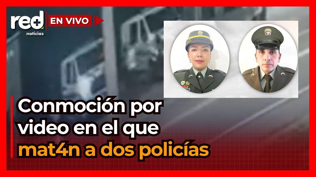 Colombia, sometida por el hampa: Impactante momento en el que ultiman policías en Cundinamarca