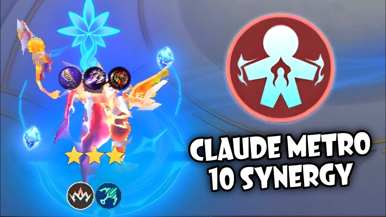DOMINATE EVERY GAME WITH 3 STAR CLAUDE METRO ZERO!! MAGIC CHESS GO GO BEST SYNERGY 