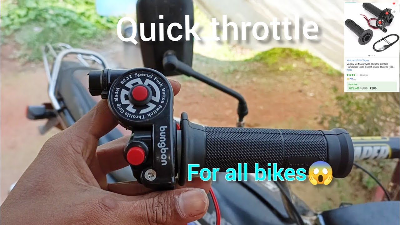 Bungbon quick throttle install in Splendor ! Bungbon quick throttle review kannada ! Modification