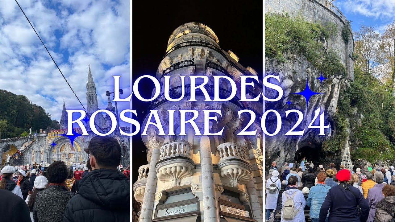 VLOG 6 : LOURDES PÈLERINAGE DU ROSAIRE 2024 ✝️