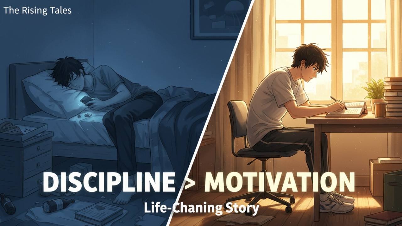 Why Discipline Beats Motivation Every Time | Life-Changing Story || The Rising Tales