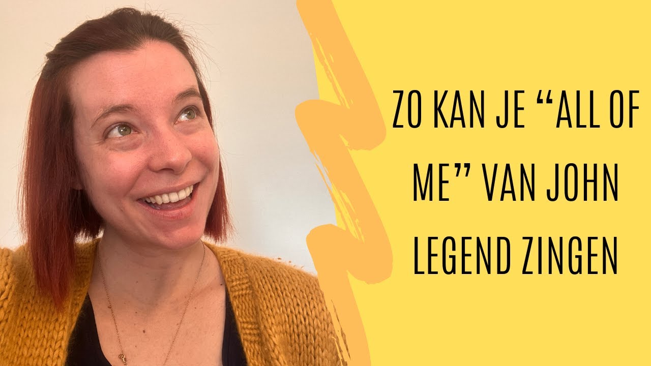 Zo kan je “All Of Me” van John Legend Zingen