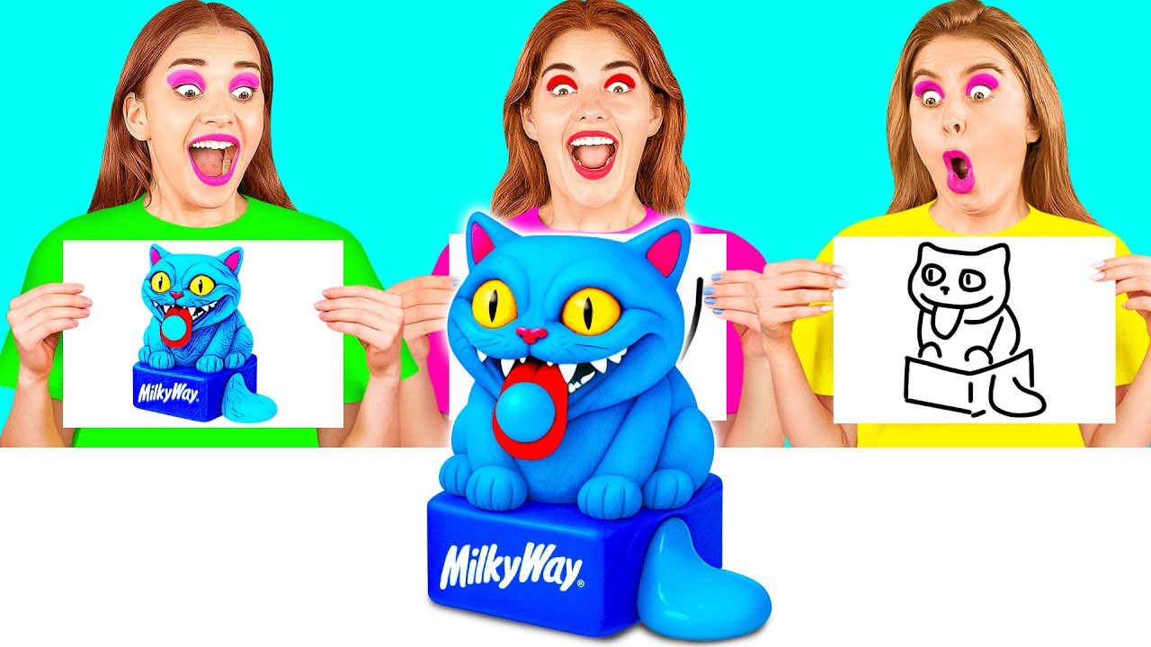 Chi Lo Disegna Meglio Prendere La Sfida Premio | Battaglia D'arte Creativa Fun Fun Challenge