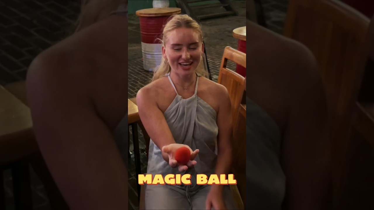 Magic ball with a girl from Russia 