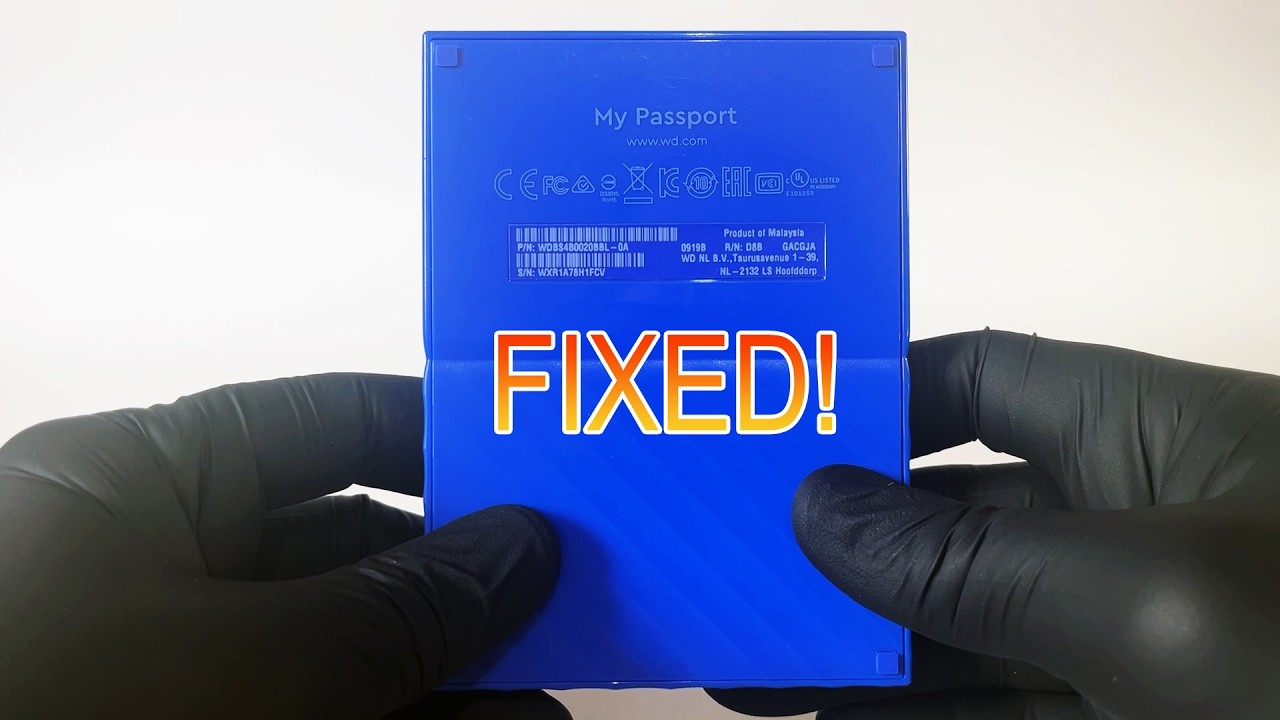 Мой жесткий диск Passport отремонтирован! Как восстановить файлы!