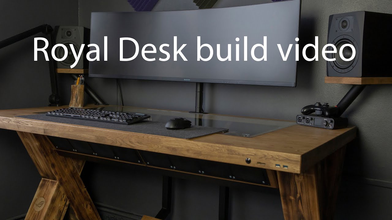 Custom DIY Desk pc Build Royal Desk