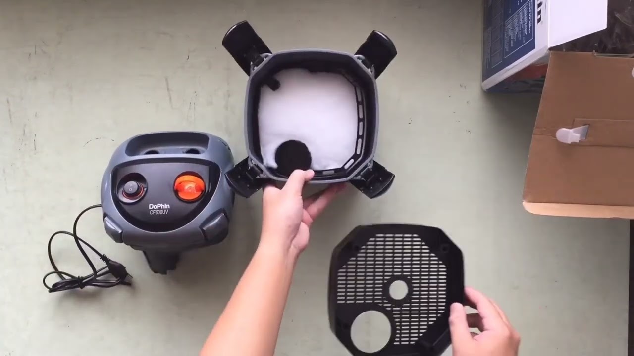 Unboxing  Dophin CF 600 canister Filter. #aquarium #filter #youtubeshorts #viral #ahmedabad