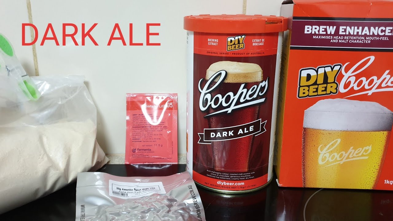 Coopers Dark Ale with extra bits