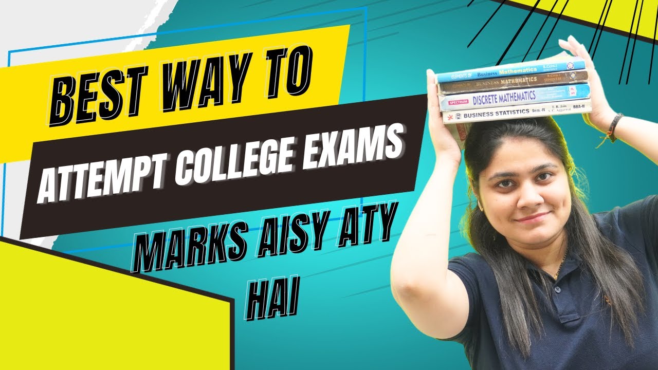How to attempt the college exam|Best exams tips for college student|Dream Maths