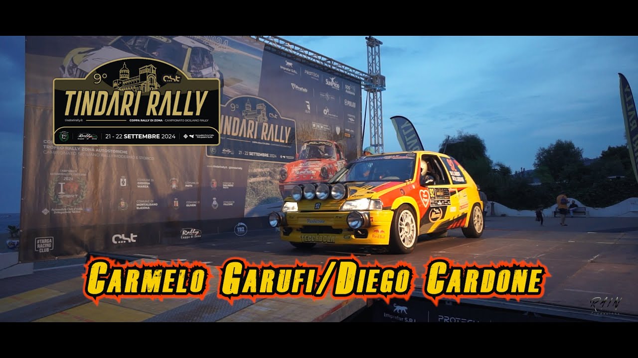 Rally Tindari 2024 - Carmelo Garufi/Diego Cardone (Peugeot 106)