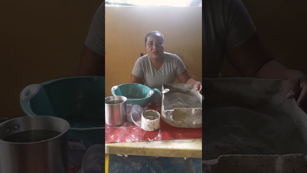 Como fazer uma xícara feita de areia e cimento👩‍🔬