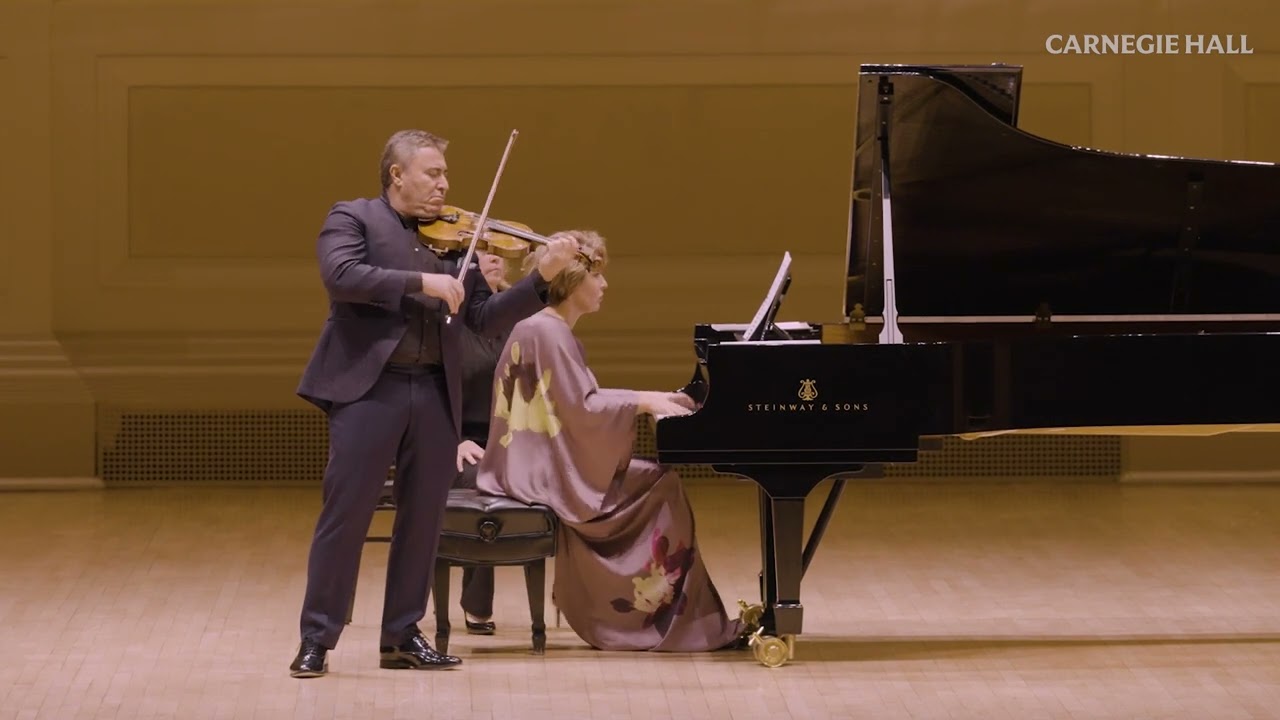 Maxim Vengerov and Polina Osetinskaya: Brahms “FAE” Sonata Scherzo at Carnegie Hall | From the Stage