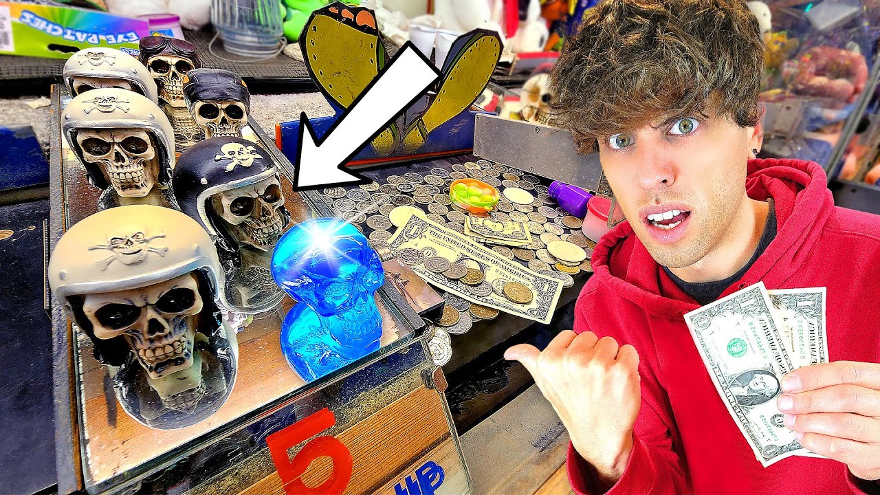 I Played a Coin Pusher With The WEIRDEST Prizes EVER SEEN!