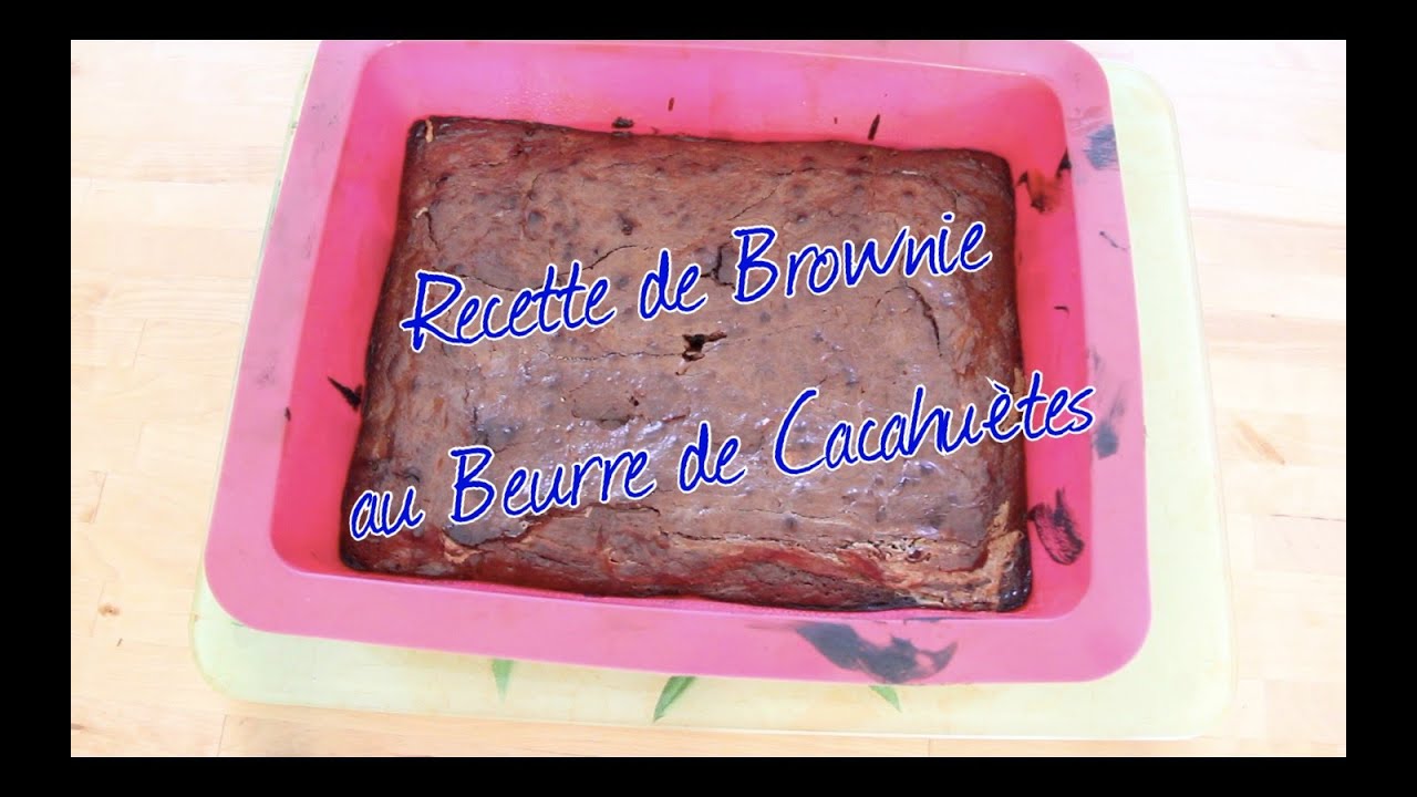 Recette de Brownie au Beurre de Cacahuète