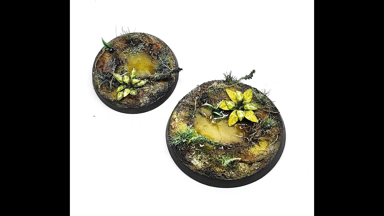 tuto peinture: socle marécage 2