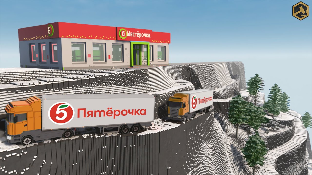 ДАЛЬНОБОЙЩИКИ БОЯТСЯ ЭТОТ МАРШРУТ! МАГАЗИН НА КРАЮ ОБРЫВА | Teardown