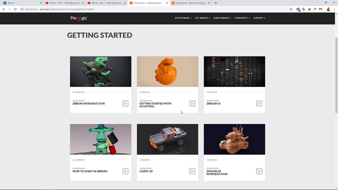 ZBrush - 20 - Cách tự học ZBrush từ ZClassroom