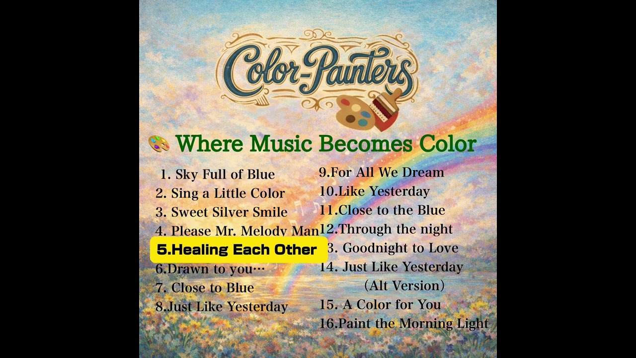 【Where Music Becomes Color／Color-Painters】 『音楽が色になる場所／カラー・ペインターズ』16曲入りセカンドアルバム #カーペンターズリスペクト #作業用bgm