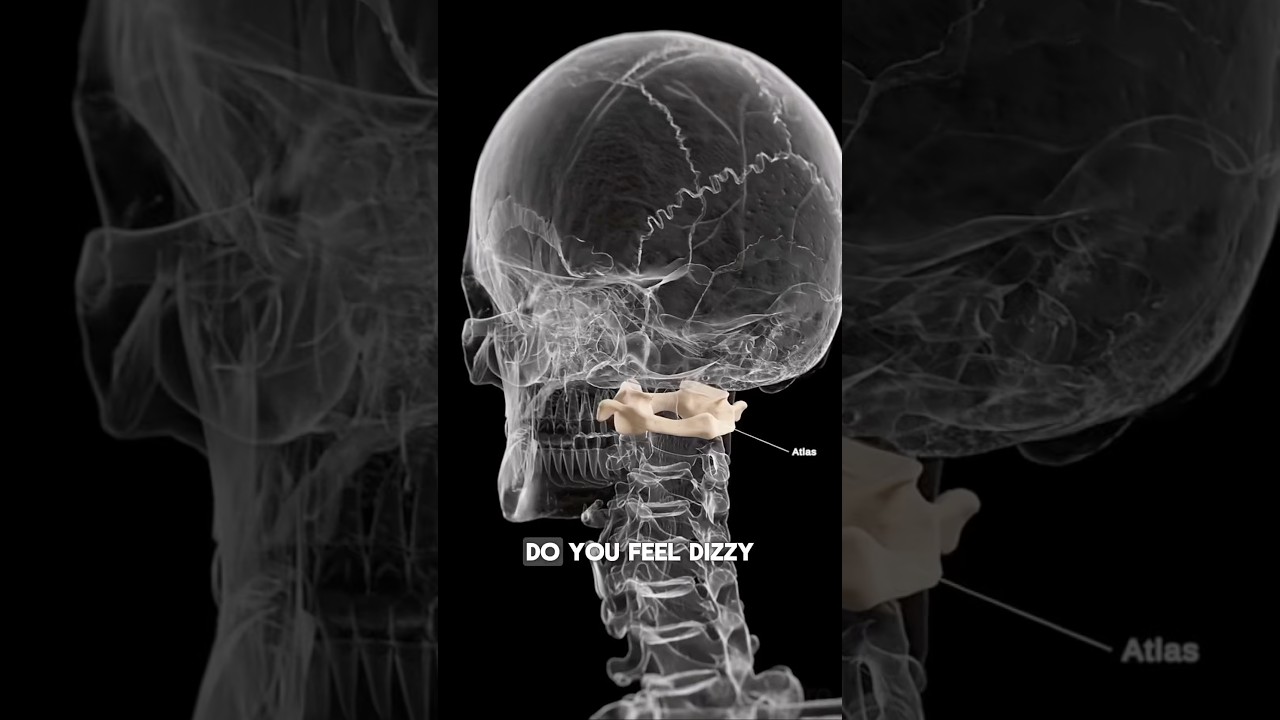 Dizzy? Stiff Neck? Your ATLAS Bone could be causing it! Watch this for some relief. #neckpain #neck