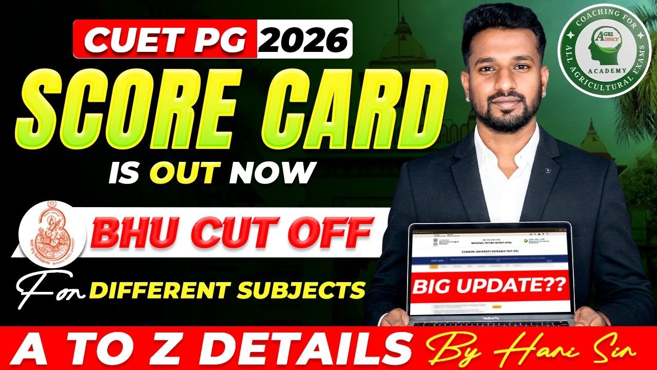 CUET PG 2026 Score Card Out 🔥 | BHU Cut Off + Marks vs Percentile (A to Z Details)