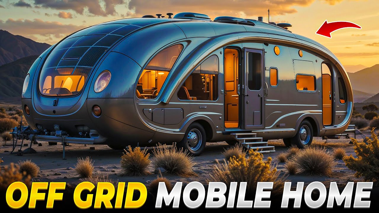 Off Grid Mobile Home Produces MORE Energy Than A Power Plant
