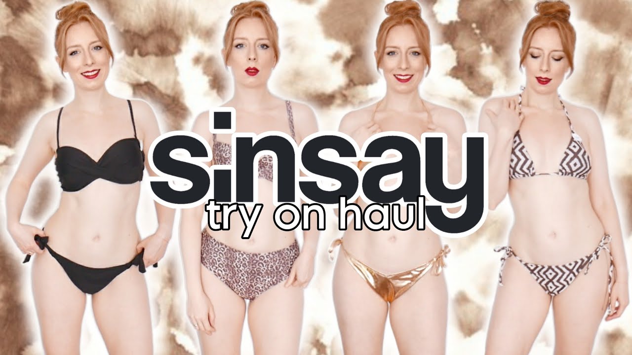 TRY ON HAUL: Przegląd bikini z Sinsay ☀️☀️ Mierzymy dwuczęściowe kostiumy kąpielowe! ☀️☀️ | Redhead