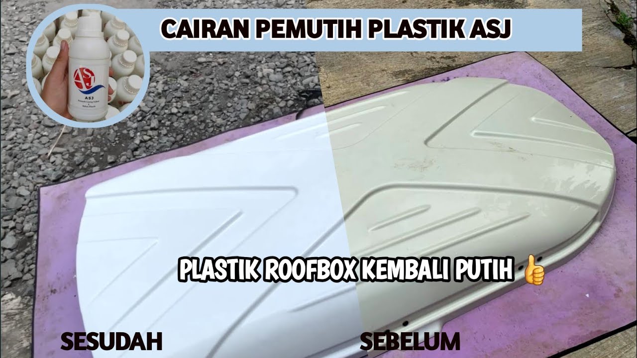 Cairan Pemutih Bahan Plastik | cocok untuk segala bahan plastik putih