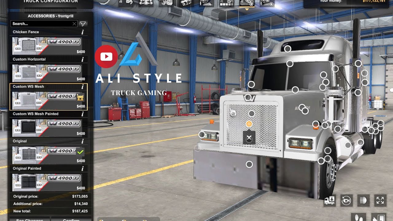 American Truck Simulator (v 1.47) Western Star 4900 EX Mega Tuning