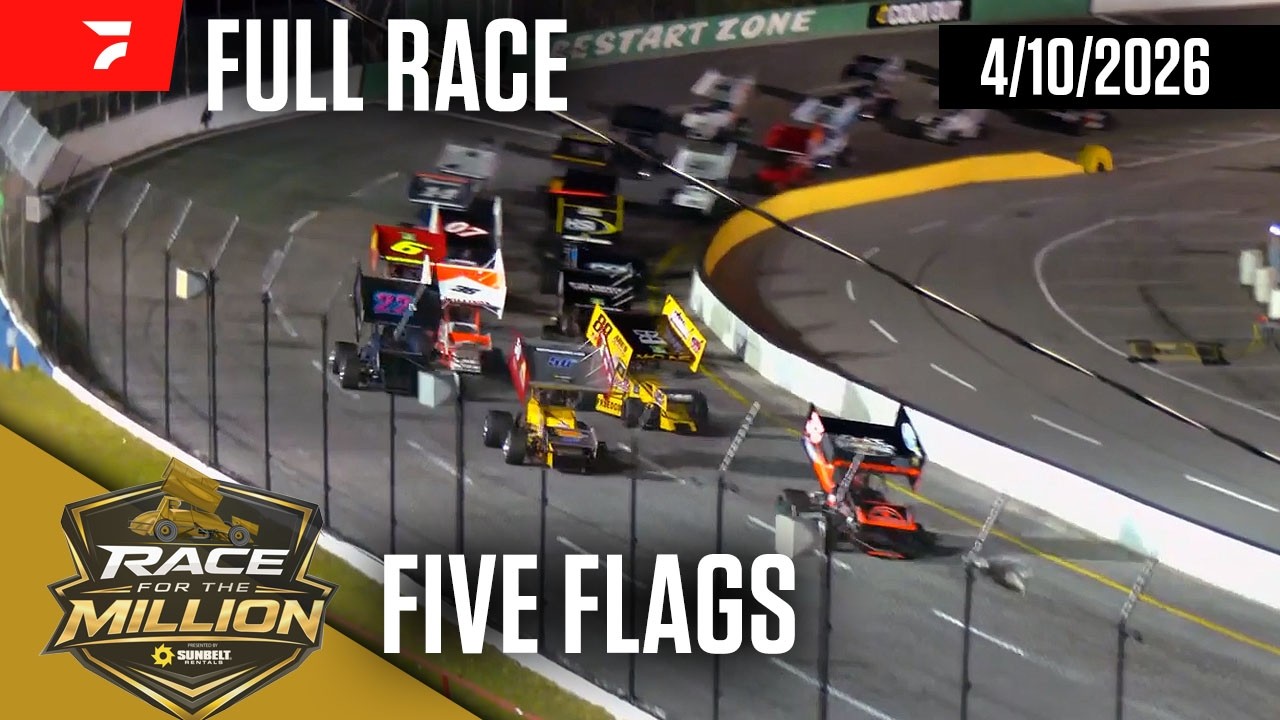 FULL RACE: Race For The Million | Winged Pavement 410 Sprints at Five Flags Speedway 4/10/26