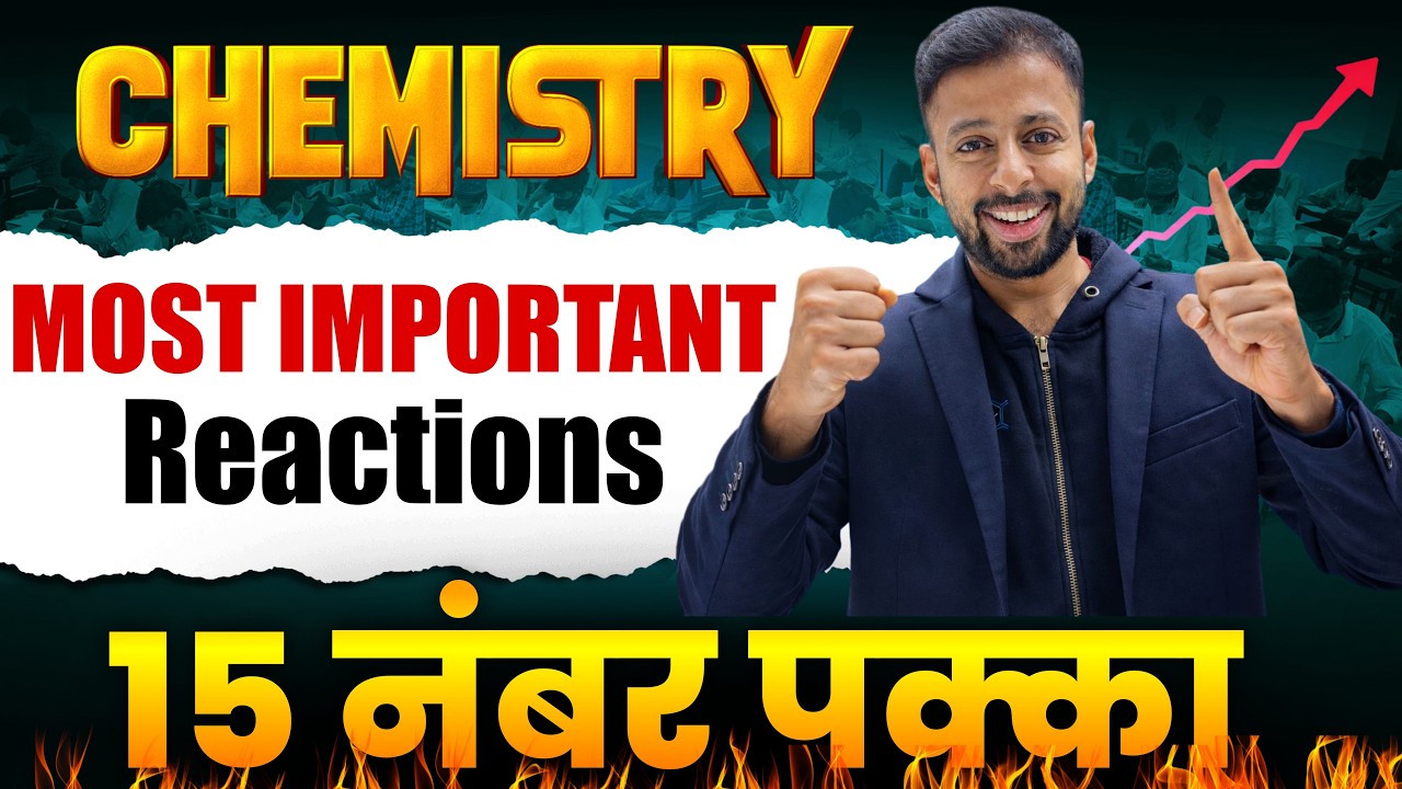 Most Important Organic Reactions 🔥 | Class12 Chemistry Board Exam | Ritesh Mittal | Benzene Classes