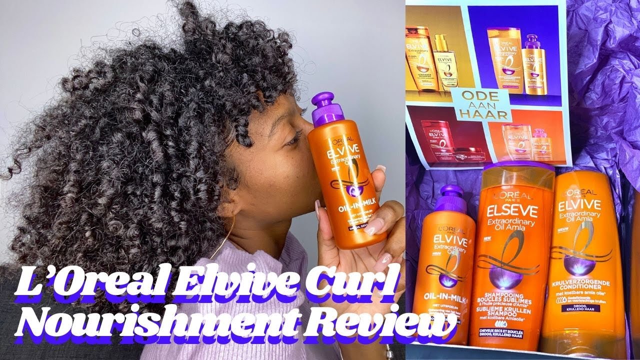 L'Oreal Elvive Curl Nourishment Product Review | Miljantely