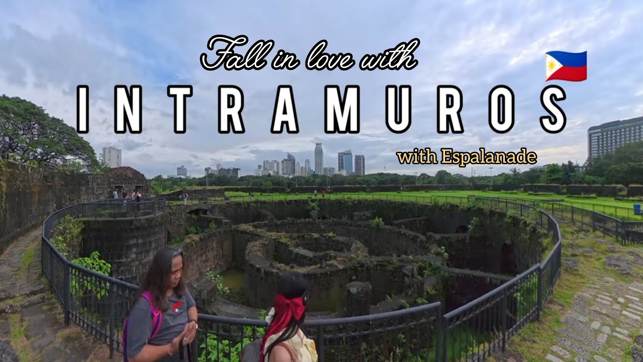 Intramuros Manila and Esplanade l Philippines I High Resolution- Slow travel silent video