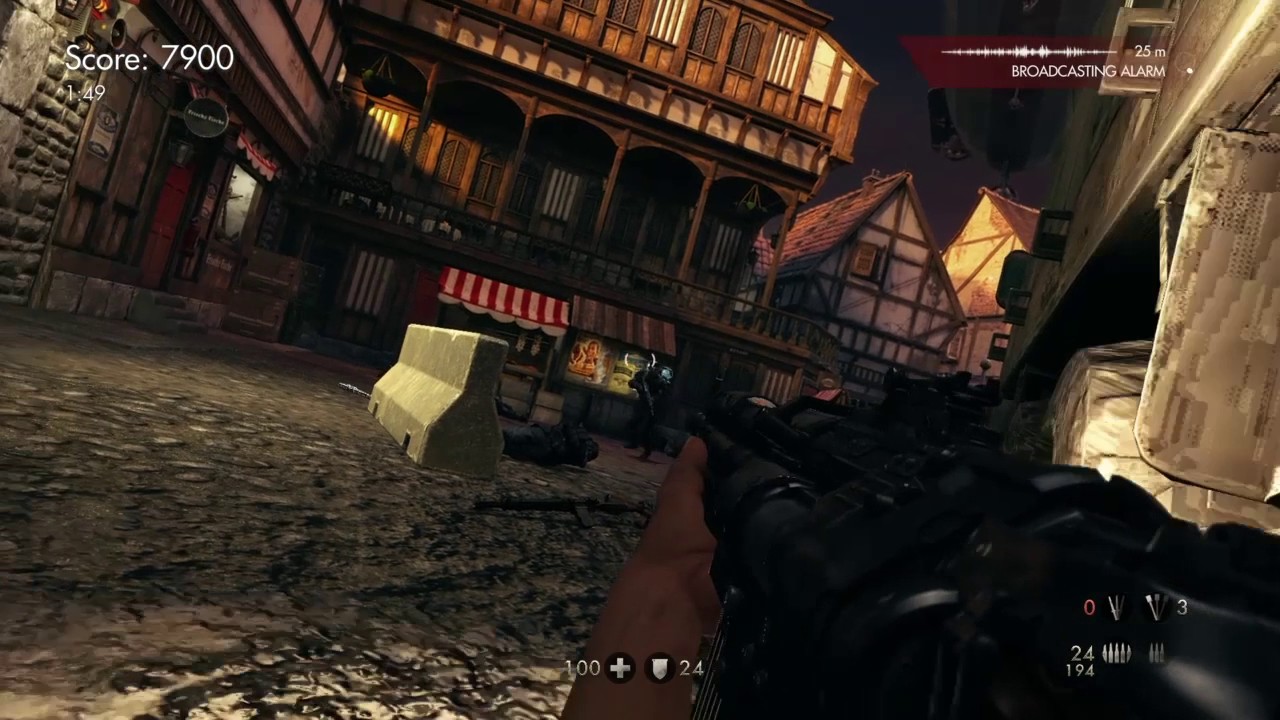 Wolfenstein The Old Blood Wulfburg square the easiest way to earn the trophy
