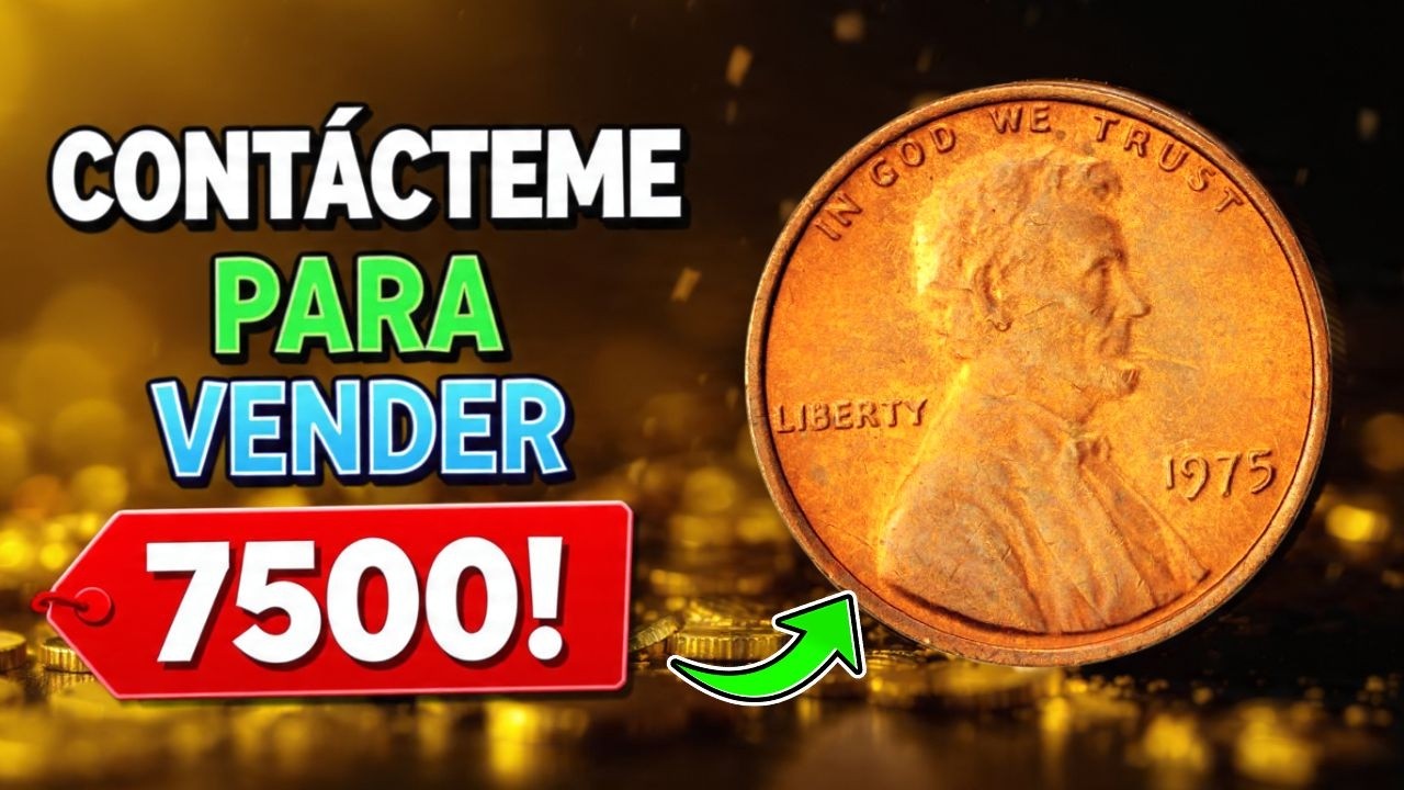 ¡Esta moneda de 1 centavo vale $7500! 😱 | One Cent 1975