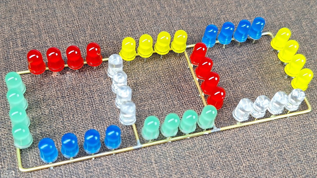 Music Reactive LED Chaser Light Circuit Using CD4017 ic