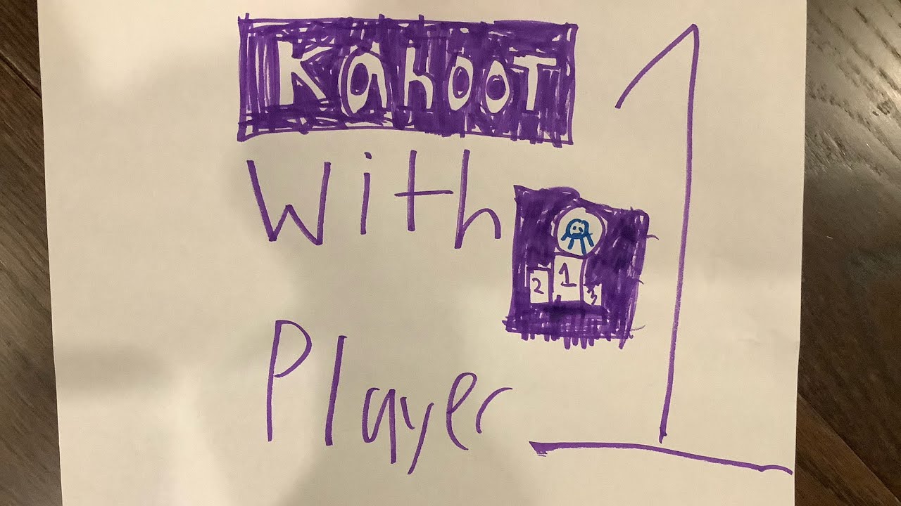 Kahoot with one player only
