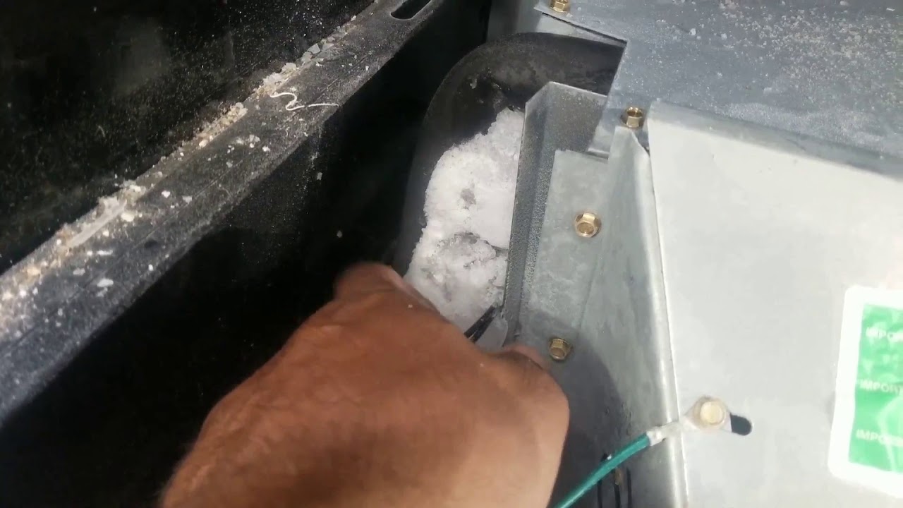 ICE BUILD UP ON DOOR FRAMES!
