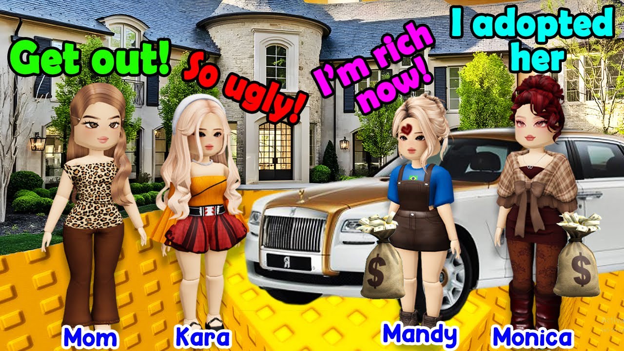 👑 TEXT TO SPEECH 👠 My Mom Kicks Me Out Of The House Because I'm Ugly 👗 Roblox Story